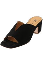 【エスメラルダ/Esmeralda】の【FABIO RUSCON】Vカットスクエアトゥサンダル ブラック|ID: prp329100003981339 ipo3291000000035059890