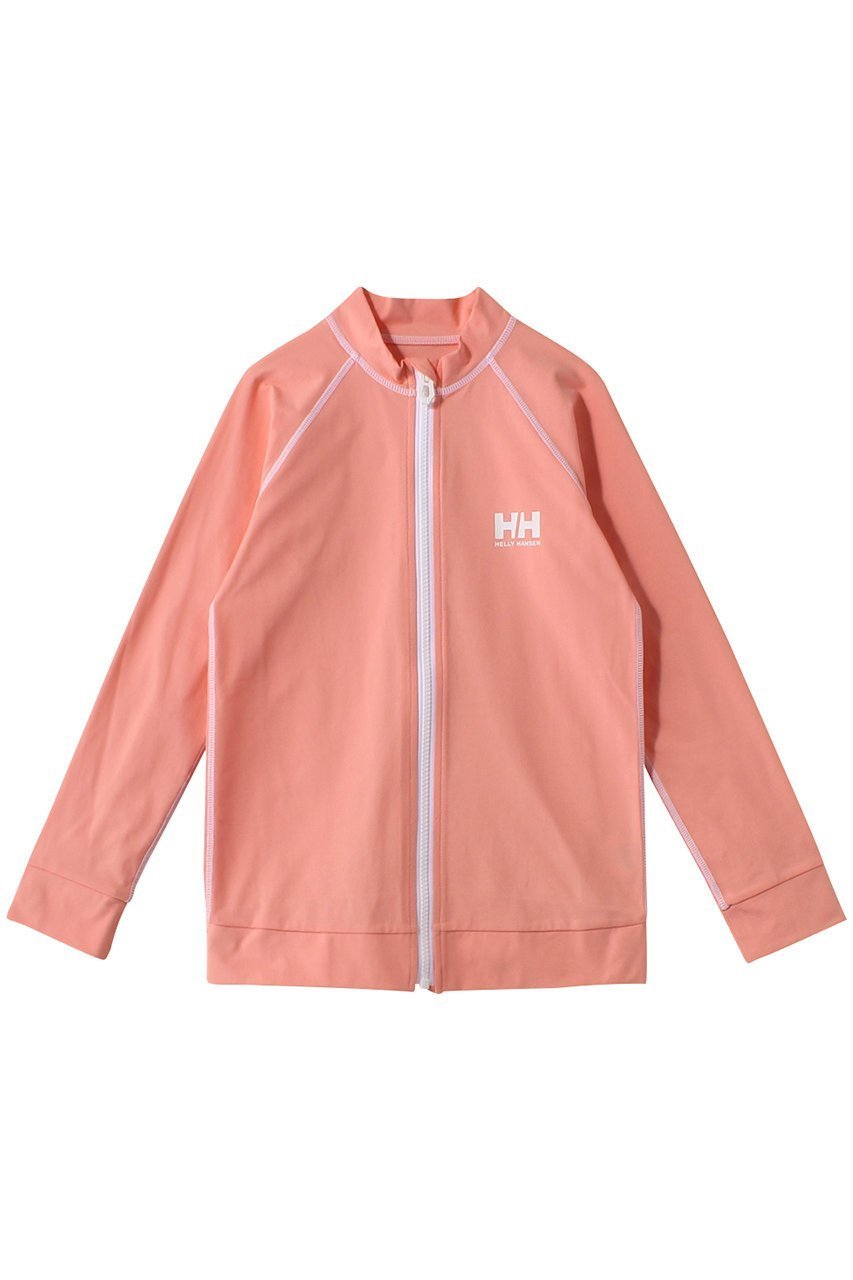 【ヘリーハンセン/HELLY HANSEN / KIDS】の【KIDS】ロングスリーブ HH フルジップラッシュガード インテリア・キッズ・メンズ・レディースファッション・服の通販 founy(ファニー) 　ファッション　Fashion　キッズファッション　KIDS　なめらか　Smooth　スポーツ　Sports　スリーブ　Sleeve　ロング　Long　シアーオレンジ|ID: prp329100003982310 ipo3291000000026275060