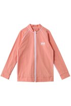 【ヘリーハンセン/HELLY HANSEN / KIDS】の【KIDS】ロングスリーブ HH フルジップラッシュガード シアーオレンジ|ID: prp329100003982310 ipo3291000000036191104