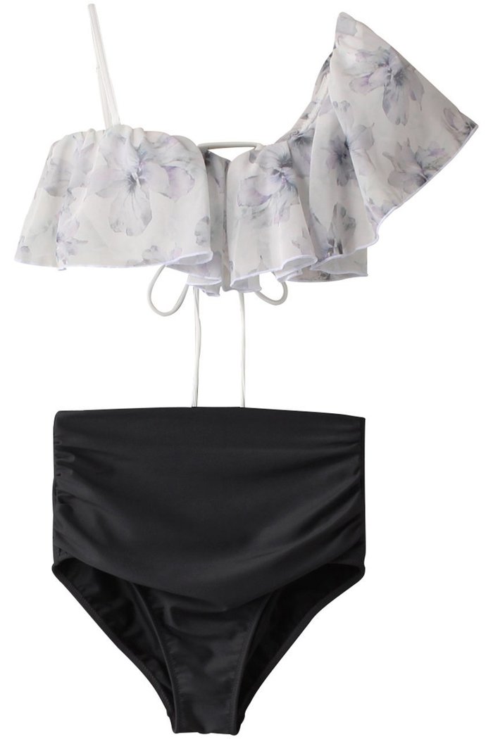 【レイール/Reir】のOil Flower×無地ワンショル インテリア・キッズ・メンズ・レディースファッション・服の通販 founy(ファニー) https://founy.com/ ファッション Fashion レディースファッション Fashion for Women 水着 Swimwear レディース水着・ビーチウェア Swimwear & Beachwear ショルダー Shoulder, Shoulder Strap ショーツ Shorts, Short Pants シンプル Simple, Minimal スポーツ Sports, Activewear フィット Fit, Slim Fit フェミニン Feminine, Girly フラワー Flower, Floral フリル Frill, Ruffle プリント Print, Printed Pattern ワンショル One Shoulder, Asymmetrical エレガント 上品 Elegant 水着 Swimsuit, Swimwear 無地 Plain, Solid Color |ID: prp329100003982316 ipo3291000000036110752