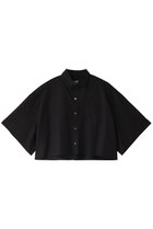 【サードマガジン/THIRD MAGAZINE】の撥水ボクシーシャツ 人気、トレンドファッション・服の通販 founy(ファニー) ファッション Fashion レディースファッション Fashion for Women トップス・カットソー Cut & Sew Tops シャツ・ブラウス・オフィスカジュアル Elegant Blouses & Button-Ups カットオフ Cut-Off Design ショート Short, Short Length スリーブ Sleeve, Long Sleeve / Short Sleeve バランス Balance, Style Balance リゾート Resort, Vacation Style ワイド Wide, Wide Fit thumbnail ブラック|ID: prp329100003982338 ipo3291000000032904564
