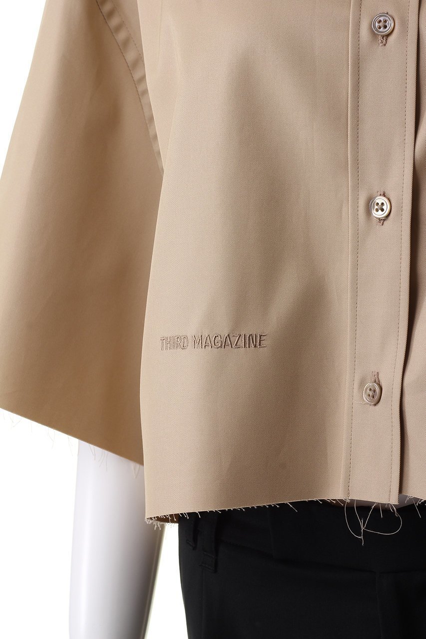 【サードマガジン/THIRD MAGAZINE】の撥水ボクシーシャツ 人気、トレンドファッション・服の通販 founy(ファニー) 　ファッション　Fashion　レディースファッション　Fashion for Women　トップス・カットソー　Cut & Sew Tops　シャツ・ブラウス・オフィスカジュアル　Elegant Blouses & Button-Ups　カットオフ　Cut-Off Design　ショート　Short, Short Length　スリーブ　Sleeve, Long Sleeve / Short Sleeve　バランス　Balance, Style Balance　リゾート　Resort, Vacation Style　ワイド　Wide, Wide Fit　other-6|ID: prp329100003982338 ipo3291000000032904578