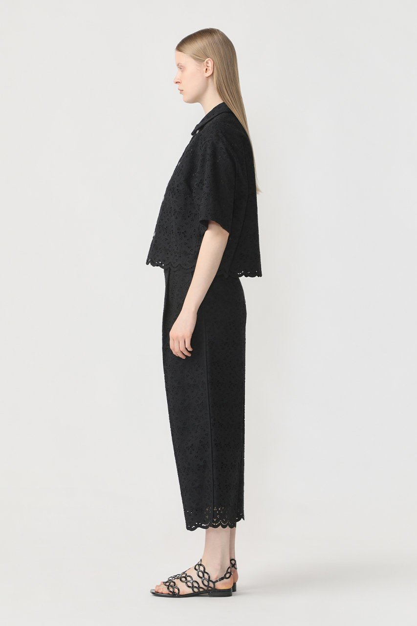 【デパリエ/DEPAREILLE】のコットンエンブロイダリーパンツ 人気、トレンドファッション・服の通販 founy(ファニー) 　ファッション　Fashion　レディースファッション　Fashion for Women　パンツ　Pants & Trousers　エレガント 上品　Elegant　クロップド　Cropped, Short Length　ファブリック　Fabric, Textile　夏　Summer　other-7|ID: prp329100003982349 ipo3291000000032818273