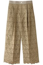 【デパリエ/DEPAREILLE】のコットンエンブロイダリーパンツ ベージュ|ID: prp329100003982349 ipo3291000000035811127