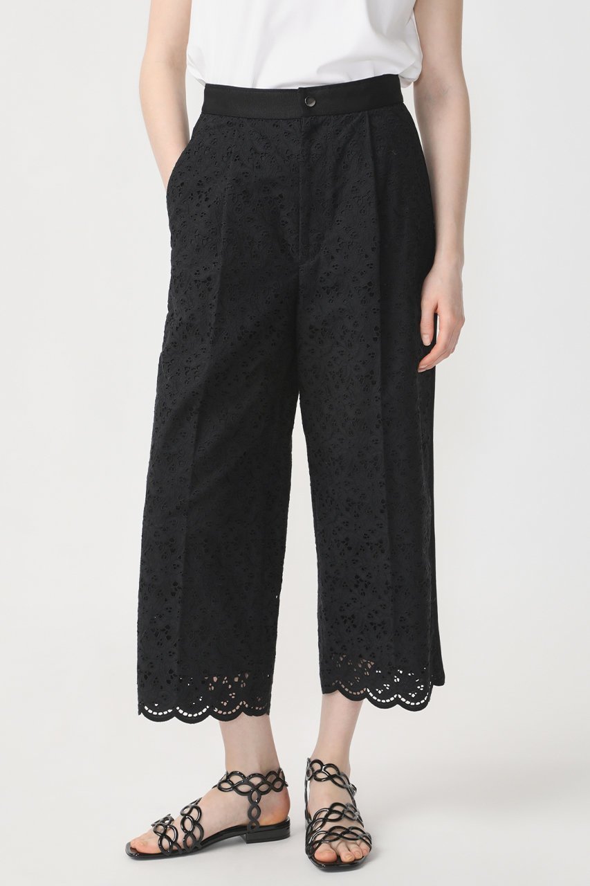 【デパリエ/DEPAREILLE】のコットンエンブロイダリーパンツ 人気、トレンドファッション・服の通販 founy(ファニー) 　ファッション　Fashion　レディースファッション　Fashion for Women　パンツ　Pants & Trousers　エレガント 上品　Elegant　クロップド　Cropped, Short Length　ファブリック　Fabric, Textile　夏　Summer　other-6|ID: prp329100003982349 ipo3291000000036542366