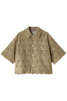 【デパリエ/DEPAREILLE】のコットンエンブロイダリーシャツ 人気、トレンドファッション・服の通販 founy(ファニー) ファッション Fashion レディースファッション Fashion for Women トップス・カットソー Cut & Sew Tops シャツ・ブラウス・オフィスカジュアル Elegant Blouses & Button-Ups オケージョン Occasion Wear コンパクト Compact, Small Size ショート Short, Short Length スリーブ Sleeve, Long Sleeve / Short Sleeve デニム Denim, Jeans Material トレンド Trend, Trending Now ヘムライン Hemline, Bottom Cut ボトム Bottoms, Lower Wear 夏 Summer |ID:prp329100003982351