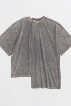 【メゾンスペシャル/MAISON SPECIAL】のFront Tuck Chemical Bleach T-shirt/フロントタックケミカルブリーチTシャツ GRY(グレー)|ID:prp329100003983701