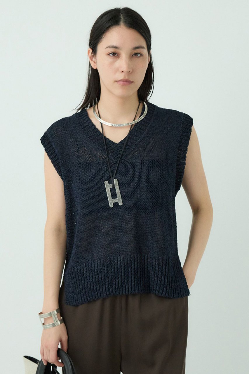 【カオス/Chaos】のフィラージニットベスト 人気、トレンドファッション・服の通販 founy(ファニー) 　ファッション　Fashion　レディースファッション　Fashion for Women　トップス・カットソー　Cut & Sew Tops　ニット　Knit Tops & Sweaters　ベスト&ジレ / 重ね着スタイル　Vests & Gilets　カジュアルプルオーバー・ニットトップス　Pullovers & Knit Tops / Casual Pullovers　カットソー　Cut and Sewn Top　スリット　Slit, Slit Detail　ベスト　Vest, Waistcoat　吸水　Absorbent, Quick-Dry　夏　Summer　other-7|ID: prp329100003983702 ipo3291000000032941053