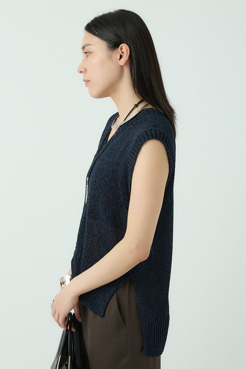 【カオス/Chaos】のフィラージニットベスト 人気、トレンドファッション・服の通販 founy(ファニー) 　ファッション　Fashion　レディースファッション　Fashion for Women　トップス・カットソー　Cut & Sew Tops　ニット　Knit Tops & Sweaters　ベスト&ジレ / 重ね着スタイル　Vests & Gilets　カジュアルプルオーバー・ニットトップス　Pullovers & Knit Tops / Casual Pullovers　カットソー　Cut and Sewn Top　スリット　Slit, Slit Detail　ベスト　Vest, Waistcoat　吸水　Absorbent, Quick-Dry　夏　Summer　other-8|ID: prp329100003983702 ipo3291000000032941062