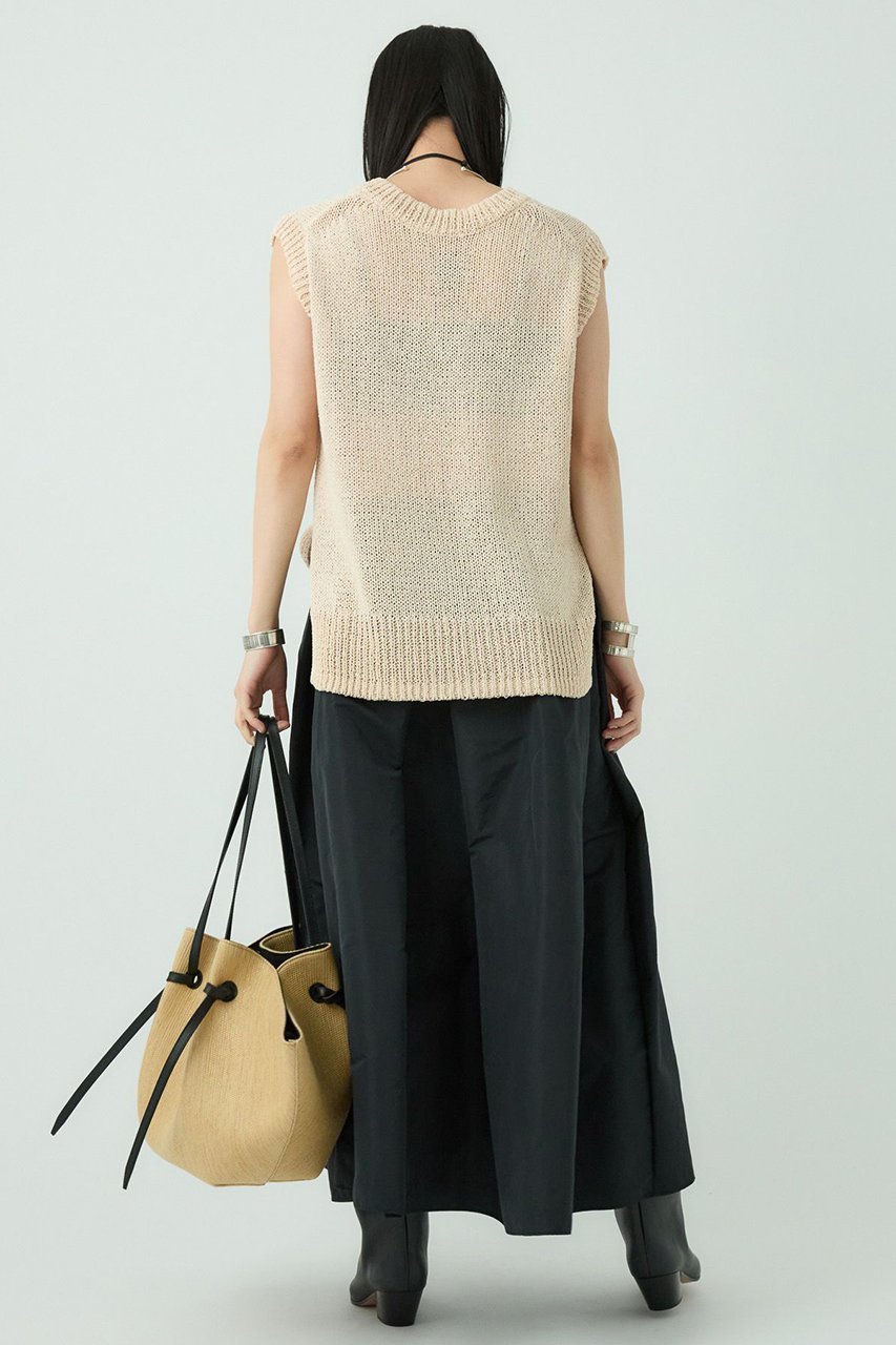 【カオス/Chaos】のフィラージニットベスト 人気、トレンドファッション・服の通販 founy(ファニー) 　ファッション　Fashion　レディースファッション　Fashion for Women　トップス・カットソー　Cut & Sew Tops　ニット　Knit Tops & Sweaters　ベスト&ジレ / 重ね着スタイル　Vests & Gilets　カジュアルプルオーバー・ニットトップス　Pullovers & Knit Tops / Casual Pullovers　カットソー　Cut and Sewn Top　スリット　Slit, Slit Detail　ベスト　Vest, Waistcoat　吸水　Absorbent, Quick-Dry　夏　Summer　other-6|ID: prp329100003983702 ipo3291000000033705683