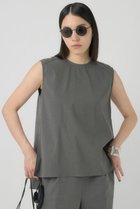 【カオス/Chaos】のコーネルリネンブラウス 人気、トレンドファッション・服の通販 founy(ファニー) ファッション Fashion レディースファッション Ladies' Fashion Online トップス・カットソー Tops/Tshirt キャミソール / ノースリーブ No Sleeves シャツ/ブラウス Shirts/Blouses ショート Short シンプル Simple ノースリーブ No Sleeve バランス Balance フランス France フレンチ French フロント Front リネン Linen thumbnail チャコール|ID: prp329100003983707 ipo3291000000032522558