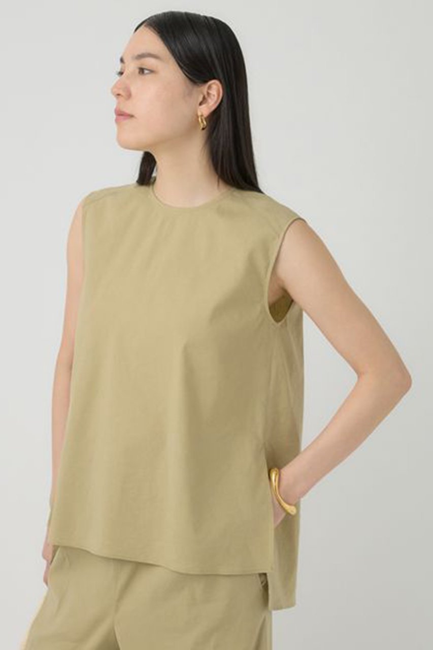 【カオス/Chaos】のコーネルリネンブラウス 人気、トレンドファッション・服の通販 founy(ファニー) 　ファッション　Fashion　レディースファッション　Fashion for Women　トップス・カットソー　Cut & Sew Tops　キャミソール&ノースリーブ　Camisoles & Sleeveless Tops　シャツ・ブラウス・オフィスカジュアル　Elegant Blouses & Button-Ups　ショート　Short, Short Length　シンプル　Simple, Minimal　ノースリーブ　Sleeveless, No-Sleeve　バランス　Balance, Style Balance　フランス　France, French　フレンチ　French, French Style　フロント　Front, Front Design　リネン　Linen, Linen Fabric　other-3|ID: prp329100003983707 ipo3291000000032907342
