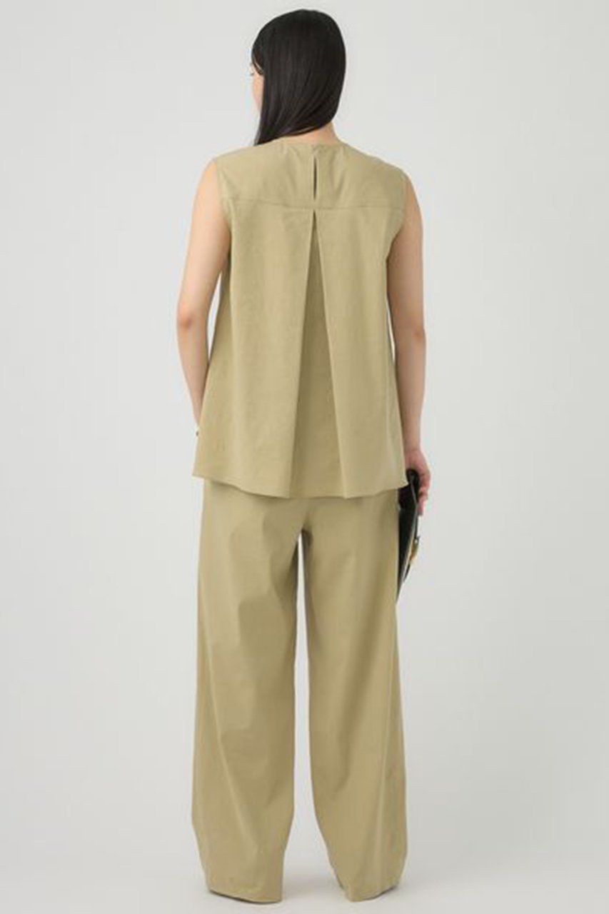 【カオス/Chaos】のコーネルリネンブラウス 人気、トレンドファッション・服の通販 founy(ファニー) 　ファッション　Fashion　レディースファッション　Fashion for Women　トップス・カットソー　Cut & Sew Tops　キャミソール&ノースリーブ　Camisoles & Sleeveless Tops　シャツ・ブラウス・オフィスカジュアル　Elegant Blouses & Button-Ups　ショート　Short, Short Length　シンプル　Simple, Minimal　ノースリーブ　Sleeveless, No-Sleeve　バランス　Balance, Style Balance　フランス　France, French　フレンチ　French, French Style　フロント　Front, Front Design　リネン　Linen, Linen Fabric　other-8|ID: prp329100003983707 ipo3291000000032907358