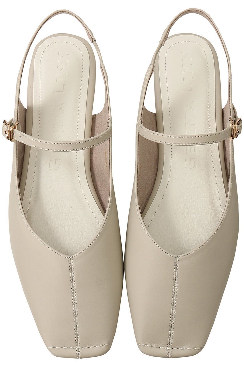 【ダニエラ アンド ジェマ/Daniella & GEMMA】のトゥステッチスリングバックフラットシューズ インテリア・キッズ・メンズ・レディースファッション・服の通販 founy(ファニー) 　ファッション　Fashion　レディースファッション　Fashion for Women　バッグ　Bags　サンダル　Sandals, Summer Shoes　シューズ　Shoes, Footwear　スタイリッシュ　Stylish, Fashionable　フラット　Flat, Flat Shoes　リゾート　Resort, Vacation Style　夏　Summer　春　Spring　S/S・春夏　SS, Spring/Summer, Warm Season　アイボリー|ID: prp329100003983728 ipo3291000000035864292