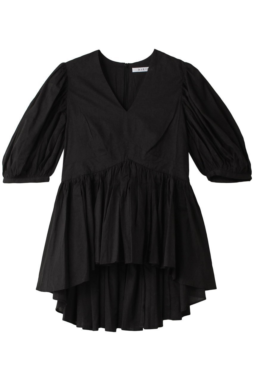 【プルミエ アロンディスモン/1er Arrondissement】の【MARIHA】ブラウス 人気、トレンドファッション・服の通販 founy(ファニー) 　ファッション　Fashion　レディースファッション　Fashion for Women　トップス・カットソー　Cut & Sew Tops　シャツ・ブラウス・オフィスカジュアル　Elegant Blouses & Button-Ups　ギャザー　Gathered, Ruffled　サマー　Summer, Summer Style　ショート　Short, Short Length　シンプル　Simple, Minimal　スリーブ　Sleeve, Long Sleeve / Short Sleeve　ハーフ　Half, Half-Length　 other-1|ID: prp329100003983735 ipo3291000000032909169