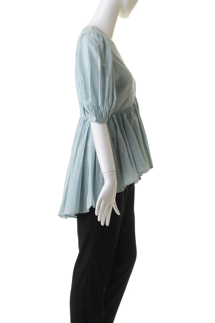 【プルミエ アロンディスモン/1er Arrondissement】の【MARIHA】ブラウス 人気、トレンドファッション・服の通販 founy(ファニー) 　ファッション　Fashion　レディースファッション　Fashion for Women　トップス・カットソー　Cut & Sew Tops　シャツ・ブラウス・オフィスカジュアル　Elegant Blouses & Button-Ups　ギャザー　Gathered, Ruffled　サマー　Summer, Summer Style　ショート　Short, Short Length　シンプル　Simple, Minimal　スリーブ　Sleeve, Long Sleeve / Short Sleeve　ハーフ　Half, Half-Length　other-3|ID: prp329100003983735 ipo3291000000036725040