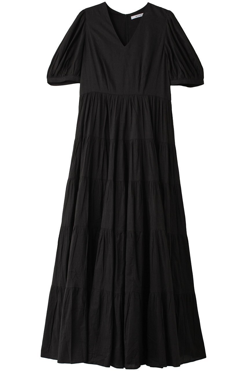 【プルミエ アロンディスモン/1er Arrondissement】の【MARIHA】ドレス インテリア・キッズ・メンズ・レディースファッション・服の通販 founy(ファニー) 　ファッション　Fashion　レディースファッション　Fashion for Women　ワンピース　Dresses　フォーマル・パーティードレス・結婚式用ドレス　Elegant & Casual Dresses　チュニック　Tunic Tops & Dresses　エレガント 上品　Elegant　サマー　Summer, Summer Style　スリーブ　Sleeve, Long Sleeve / Short Sleeve　チュニック　Tunic, Long Top　ドレス　Dress, One-Piece　フェミニン　Feminine, Girly　ロング　Long, Long-Length　ブラック|ID: prp329100003983739 ipo3291000000032896165
