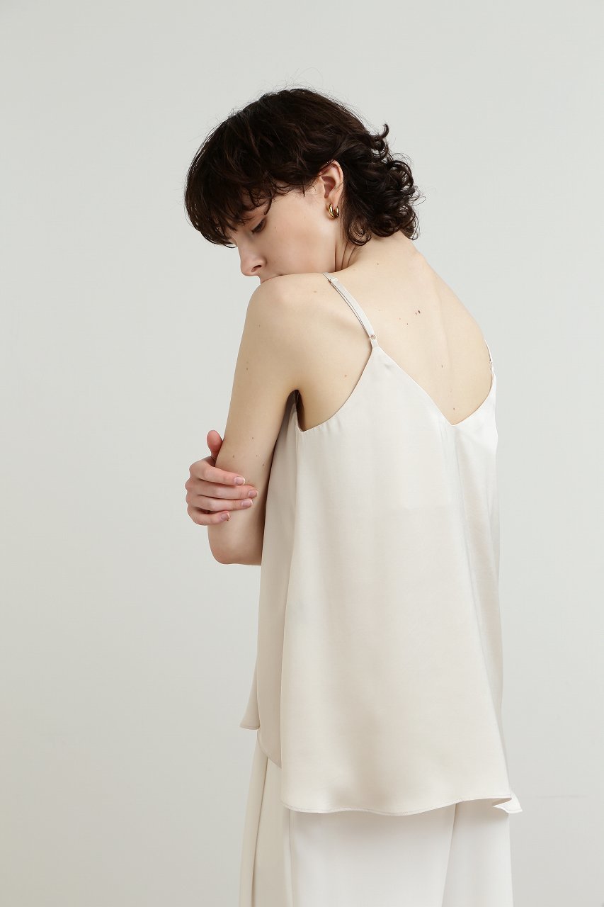 【ヒューエルミュージアム/hueLe Museum】の【STUMBLY】キャミソールブラウス 人気、トレンドファッション・服の通販 founy(ファニー) ファッション Fashion レディースファッション Fashion for Women トップス・カットソー Cut & Sew Tops キャミソール&ノースリーブ Camisoles & Sleeveless Tops シャツ・ブラウス・オフィスカジュアル Elegant Blouses & Button-Ups ロングTシャツ・Tシャツ Longline T-Shirts & Tees カットソー・ベーシックTシャツ Cut-and-Sewn Tops / Stretch Tees & Basics キャミソール Camisole, Spaghetti Strap Top サテン Satin, Glossy Fabric シンプル Simple, Minimal タンク Tank Top, Sleeveless Top デニム Denim, Jeans Material ミックス Mix, Mixed Style ミリタリー Military, Army Style エレガント 上品 Elegant other-6|ID: prp329100003983741 ipo3291000000032933559