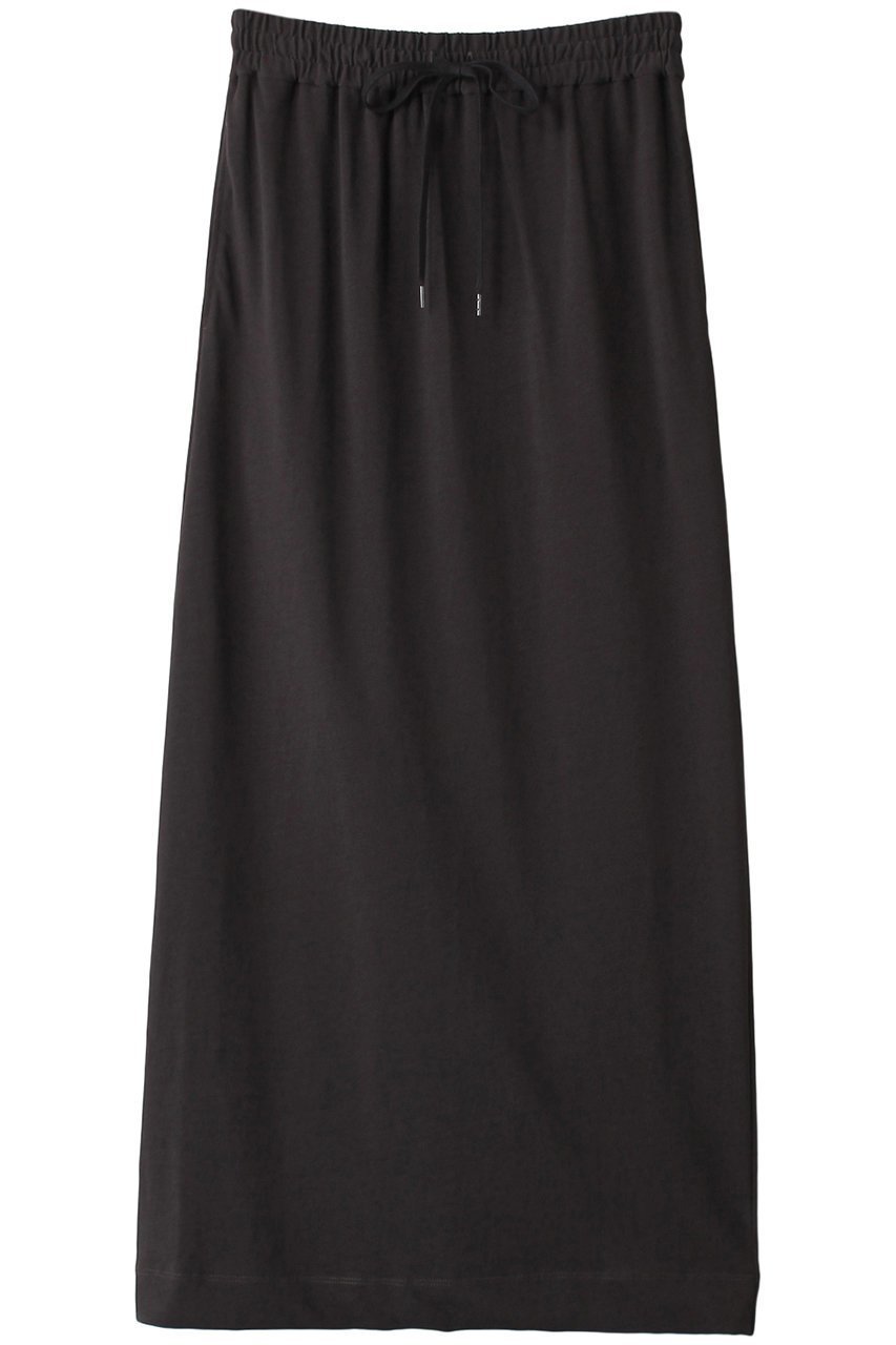 【プルミエ アロンディスモン/1er Arrondissement】のヴィンテージ天竺ドロストスカート インテリア・キッズ・メンズ・レディースファッション・服の通販 founy(ファニー) 　ファッション　Fashion　レディースファッション　Fashion for Women　スカート　Skirts　ロングスカート　Long Skirts / Maxi & Midi Skirts　カットソー　Cut and Sewn Top　クロップド　Cropped, Short Length　シンプル　Simple, Minimal　ストレート　Straight, Straight Cut　ロング　Long, Long-Length　ヴィンテージ　Vintage Style　チャコールグレー|ID: prp329100003983746 ipo3291000000035813875