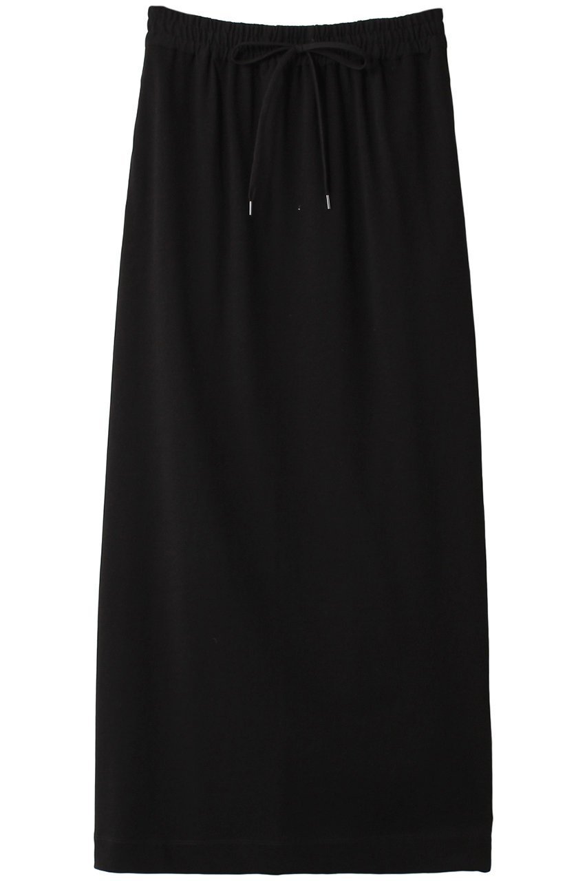 【プルミエ アロンディスモン/1er Arrondissement】のヴィンテージ天竺ドロストスカート インテリア・キッズ・メンズ・レディースファッション・服の通販 founy(ファニー) 　ファッション　Fashion　レディースファッション　Fashion for Women　スカート　Skirts　ロングスカート　Long Skirts / Maxi & Midi Skirts　カットソー　Cut and Sewn Top　クロップド　Cropped, Short Length　シンプル　Simple, Minimal　ストレート　Straight, Straight Cut　ロング　Long, Long-Length　ヴィンテージ　Vintage Style　ブラック|ID: prp329100003983746 ipo3291000000035813877