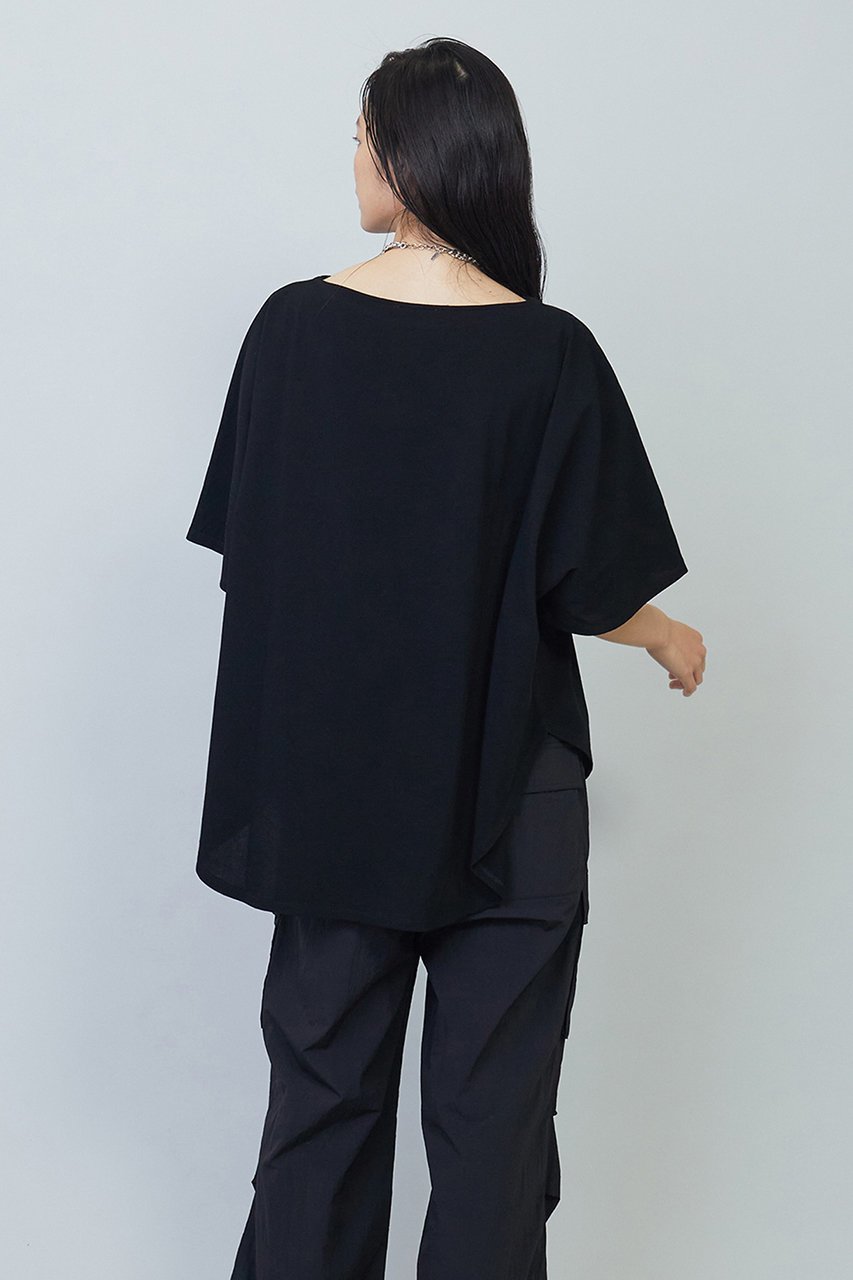 【プルミエ アロンディスモン/1er Arrondissement】のヴィンテージ天竺プルオーバー 人気、トレンドファッション・服の通販 founy(ファニー) 　ファッション　Fashion　レディースファッション　Fashion for Women　トップス・カットソー　Cut & Sew Tops　シャツ・ブラウス・オフィスカジュアル　Elegant Blouses & Button-Ups　カジュアルプルオーバー・ニットトップス　Pullovers & Knit Tops / Casual Pullovers　ショート　Short, Short Length　スリーブ　Sleeve, Long Sleeve / Short Sleeve　ボトム　Bottoms, Lower Wear　ヴィンテージ　Vintage Style　夏　Summer　ビジネス 仕事 通勤　Business / Work / Commuting　other-7|ID: prp329100003983747 ipo3291000000032903473
