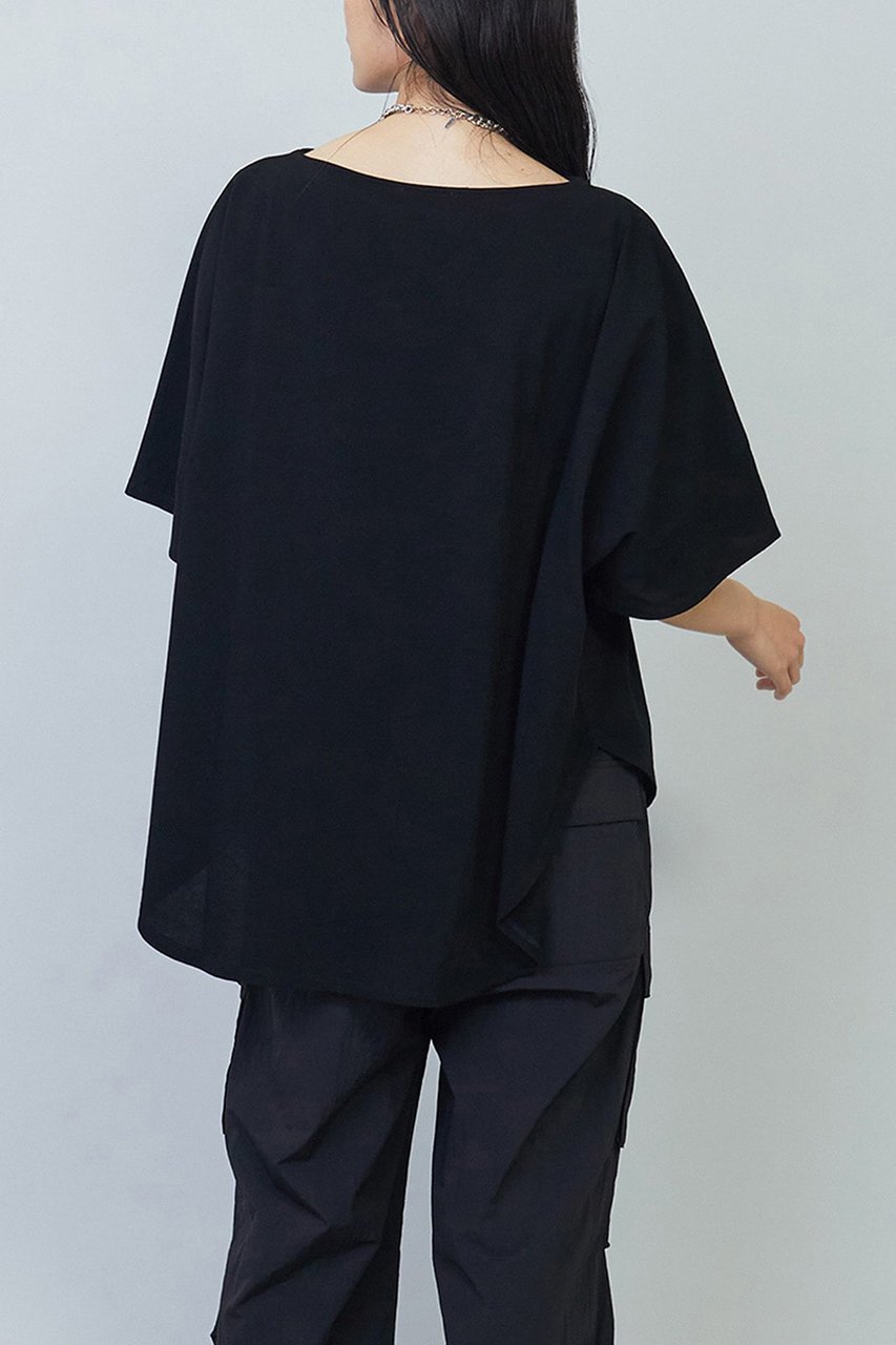 【プルミエ アロンディスモン/1er Arrondissement】のヴィンテージ天竺プルオーバー 人気、トレンドファッション・服の通販 founy(ファニー) 　ファッション　Fashion　レディースファッション　Fashion for Women　トップス・カットソー　Cut & Sew Tops　シャツ・ブラウス・オフィスカジュアル　Elegant Blouses & Button-Ups　ロングTシャツ・Tシャツ　Longline T-Shirts & Tees　カジュアルプルオーバー・ニットトップス　Pullovers & Knit Tops / Casual Pullovers　カットソー・ベーシックTシャツ　Cut-and-Sewn Tops / Stretch Tees & Basics　カットソー　Cut and Sewn Top　ショート　Short, Short Length　スリーブ　Sleeve, Long Sleeve / Short Sleeve　ツイル　Twist, Twisted Detail　ヴィンテージ　Vintage Style　再入荷　Restock / Back in Stock　other-3|ID: prp329100003983747 ipo3291000000036649791