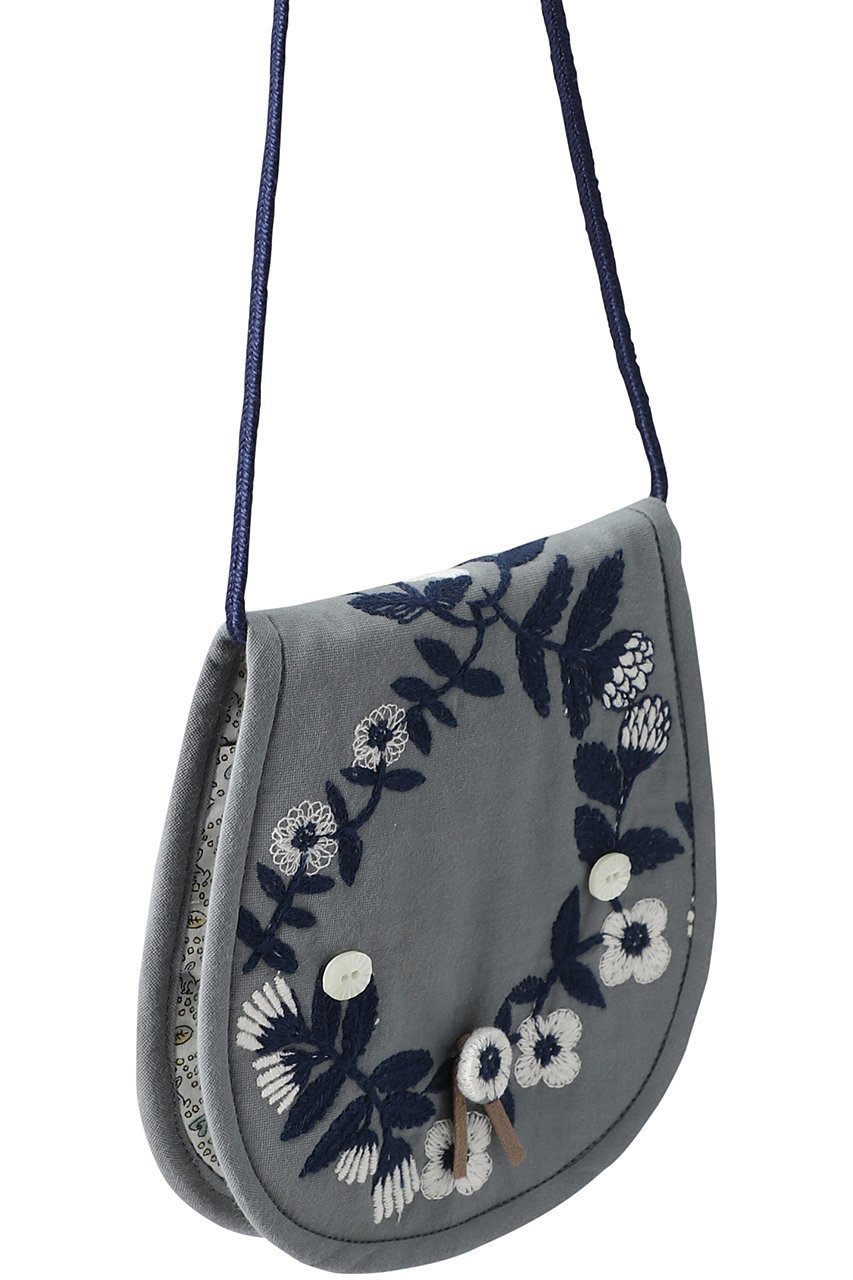 【ミナ ペルホネン/mina perhonen / KIDS】の【KIDS】flower crown ショルダーバッグ グレー F 人気、トレンドファッション・服の通販 founy(ファニー) 　ファッション　Fashion　キッズファッション　Fashion for Kids　おすすめ　Recommended / Our Picks　ポーチ　Pouch, Small Case　other-3|ID: prp329100003985172 ipo3291000000036192205