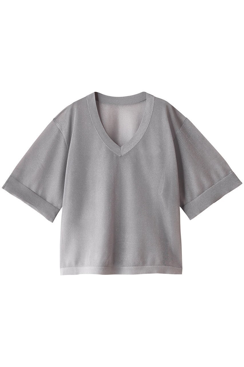 【クラネ/CLANE】のSHEER VNECK KNIT TOPS/トップス インテリア・キッズ・メンズ・レディースファッション・服の通販 founy(ファニー) 　ファッション　Fashion　レディースファッション　WOMEN　トップス・カットソー　Tops/Tshirt　ニット　Knit Tops　プルオーバー　Pullover　シアー　Sheer　トレンド　Trend　エレガント 上品　Elegant　GRAY|ID: prp329100003985177 ipo3291000000026294584