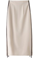 【マノフ/MANOF】のSIDE LINE SKIRT/スカート 人気、トレンドファッション・服の通販 founy(ファニー) ファッション Fashion レディースファッション WOMEN スカート Skirt ロングスカート Long Skirt スタイリッシュ Stylish ストレート Straight スポーティ Sporty ロング Long NEW・新作・新着・新入荷 New Arrivals |ID:prp329100003985184