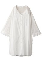 【ミディウミソリッド/MIDIUMISOLID】のsheer switching shirt OP ワンピース off white|ID:prp329100003985186