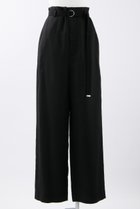 【エンフォルド/ENFOLD】のSoft Linen ベルトワイド TR/トラウザー・パンツ ブラック|ID: prp329100003987983 ipo3291000000032820231