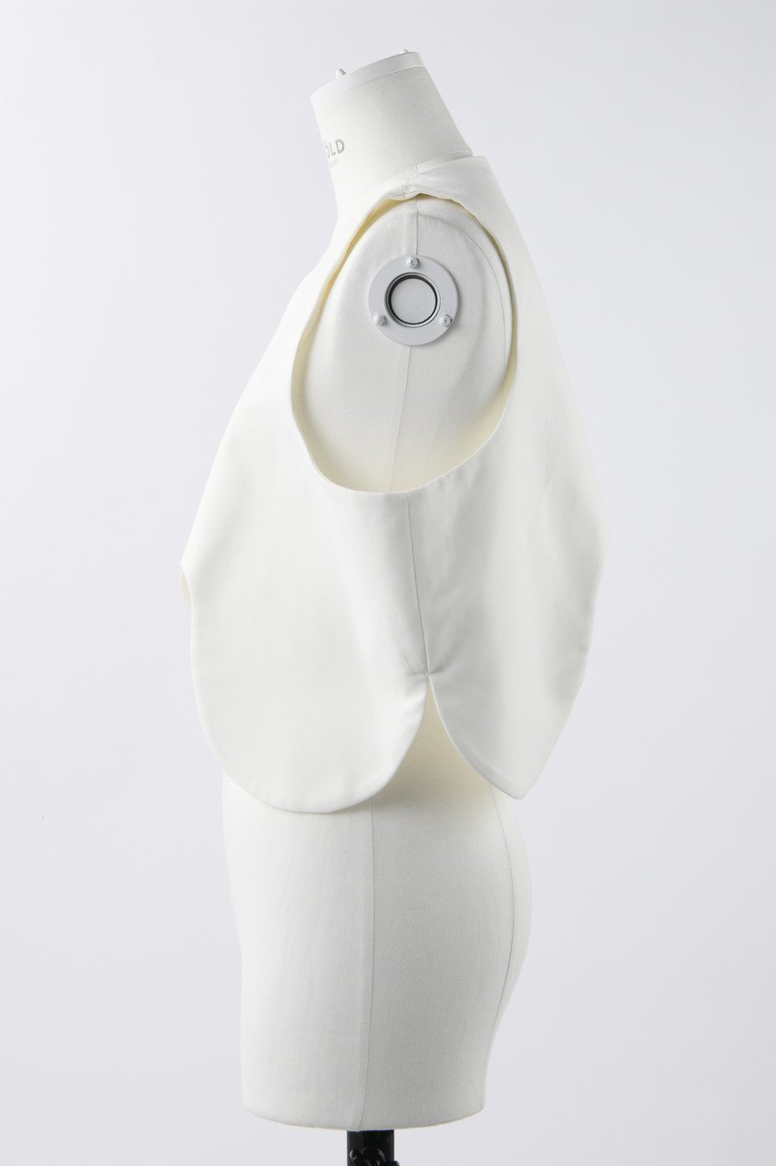 【エンフォルド/ENFOLD】のCOTTON DOUBLE Wave クロップドベスト 人気、トレンドファッション・服の通販 founy(ファニー) 　ファッション　Fashion　レディースファッション　Fashion for Women　アウター　Coat / Outerwear Collection　レディースジャケット・軽アウター　Jackets　おすすめ　Recommended / Our Picks　シンプル　Simple, Minimal　ジャケット　Jacket, Outerwear　ベスト　Vest, Waistcoat　夏　Summer　other-2|ID: prp329100003987988 ipo3291000000035884752