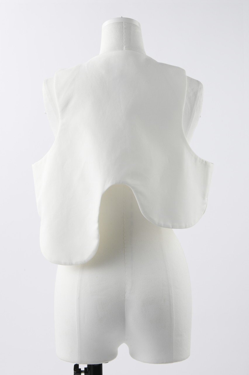 【エンフォルド/ENFOLD】のCOTTON DOUBLE Wave クロップドベスト 人気、トレンドファッション・服の通販 founy(ファニー) 　ファッション　Fashion　レディースファッション　Fashion for Women　アウター　Coat / Outerwear Collection　レディースジャケット・軽アウター　Jackets　おすすめ　Recommended / Our Picks　シンプル　Simple, Minimal　ジャケット　Jacket, Outerwear　ベスト　Vest, Waistcoat　夏　Summer　other-3|ID: prp329100003987988 ipo3291000000035884753