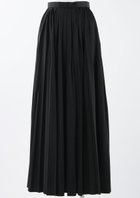 【エンフォルド/ENFOLD】のSOLOTEXサテン ボックスプリーツ SK/スカート ブラック|ID: prp329100003987989 ipo3291000000036012092