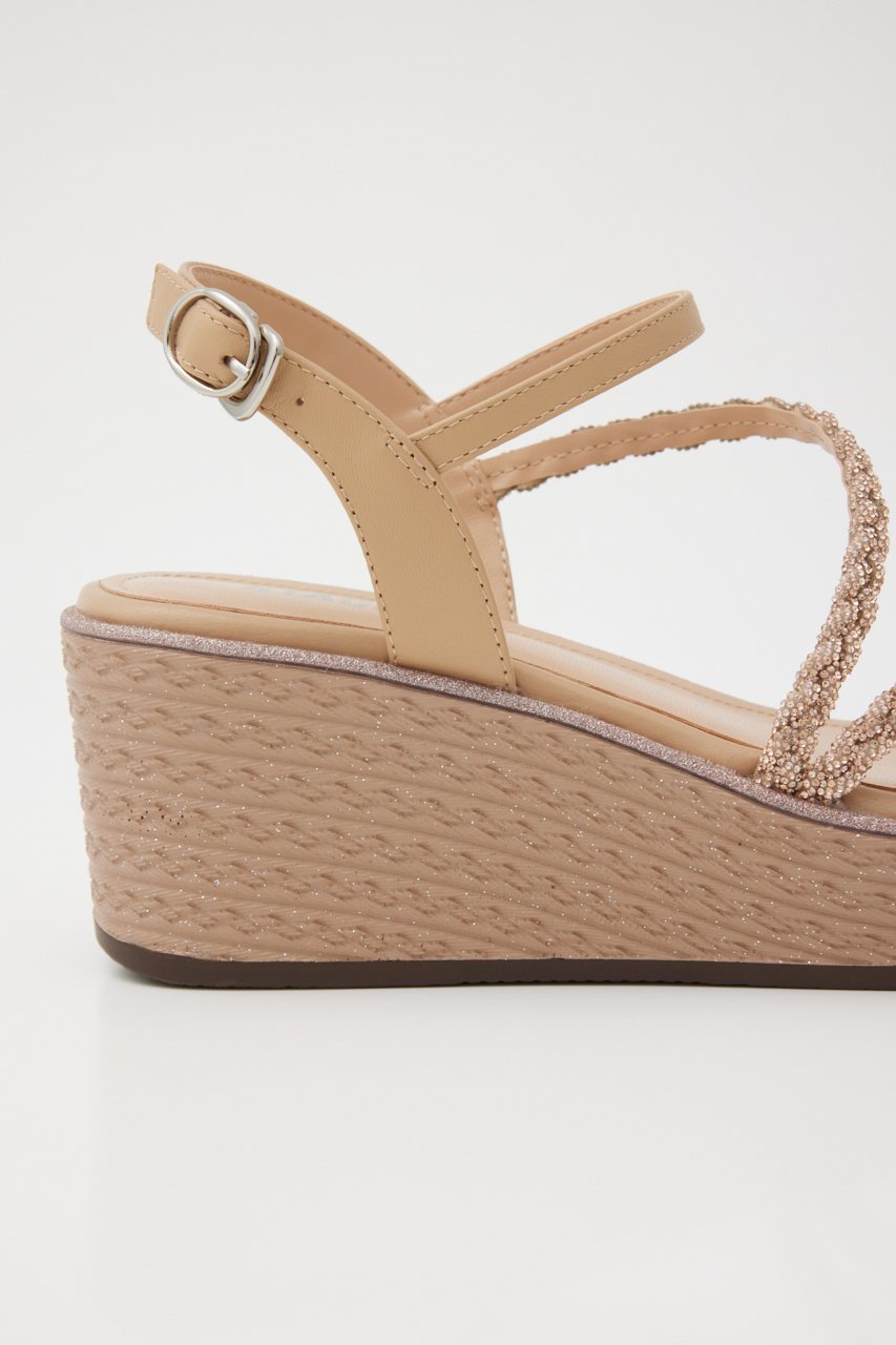 【スタッカート/STACCATO】のプルスコードストラップウェッジヒールサンダル 人気、トレンドファッション・服の通販 founy(ファニー) ファッション Fashion レディースファッション Fashion for Women サンダル Sandals, Summer Shoes ジュエリー Jewelry, Accessories ストーン Stone, Gem-Like 人気 Popular, Best Seller 厚底 Platform Shoes 夏 Summer 軽量 Lightweight, Ultra Light other-6|ID: prp329100003988013 ipo3291000000032769599