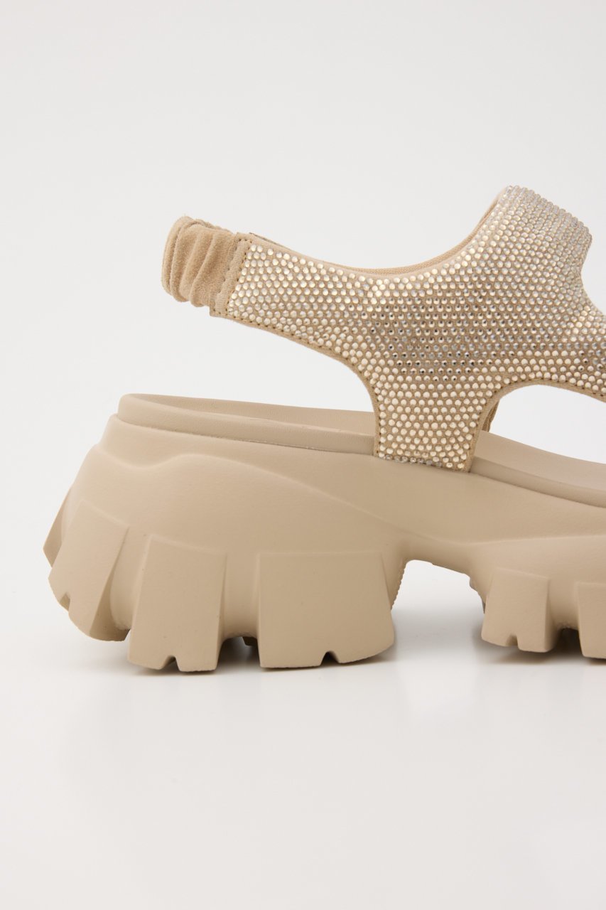 【スタッカート/STACCATO】のコスモスラギッドソールサンダル 人気、トレンドファッション・服の通販 founy(ファニー) 　ファッション　Fashion　レディースファッション　Fashion for Women　ギャザー　Gathered, Ruffled　サンダル　Sandals, Summer Shoes　ストーン　Stone, Gem-Like　スポーツ　Sports, Activewear　フィット　Fit, Slim Fit　フォルム　Silhouette, Form　人気　Popular, Best Seller　定番　Standard, Basic Item　other-6|ID: prp329100003988025 ipo3291000000031332184
