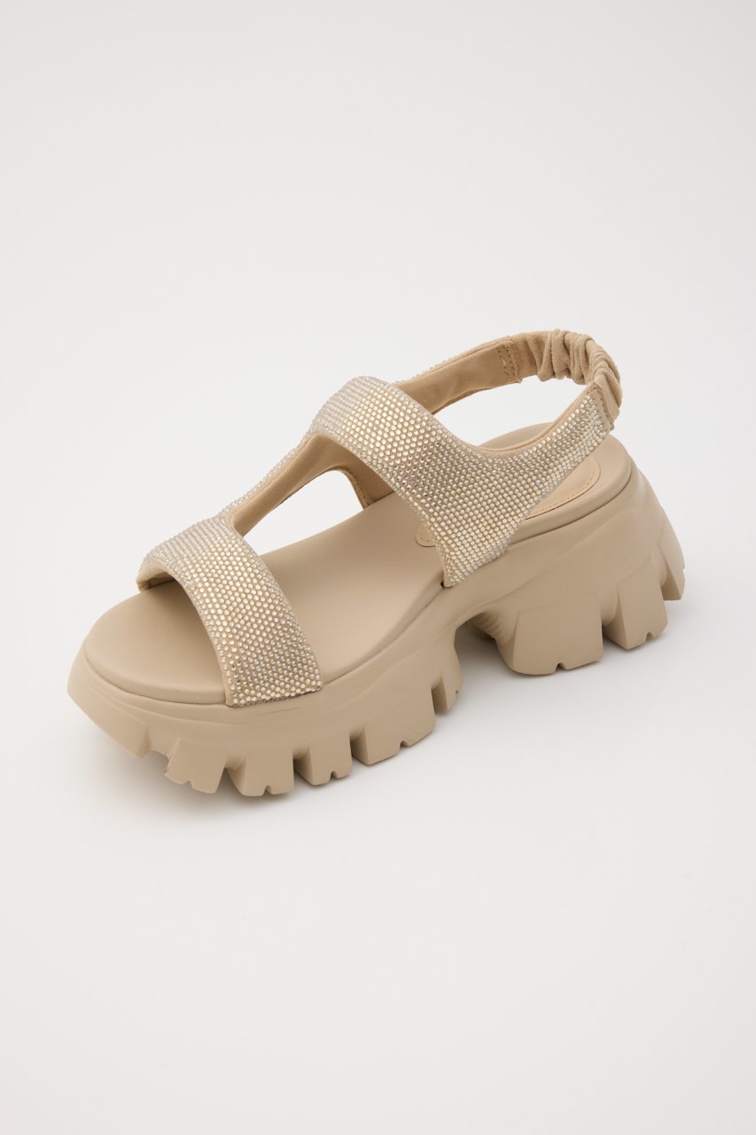 【スタッカート/STACCATO】のコスモスラギッドソールサンダル 人気、トレンドファッション・服の通販 founy(ファニー) 　ファッション　Fashion　レディースファッション　Fashion for Women　ギャザー　Gathered, Ruffled　サンダル　Sandals, Summer Shoes　ストーン　Stone, Gem-Like　スポーツ　Sports, Activewear　フィット　Fit, Slim Fit　フォルム　Silhouette, Form　人気　Popular, Best Seller　定番　Standard, Basic Item　other-8|ID: prp329100003988025 ipo3291000000031332186