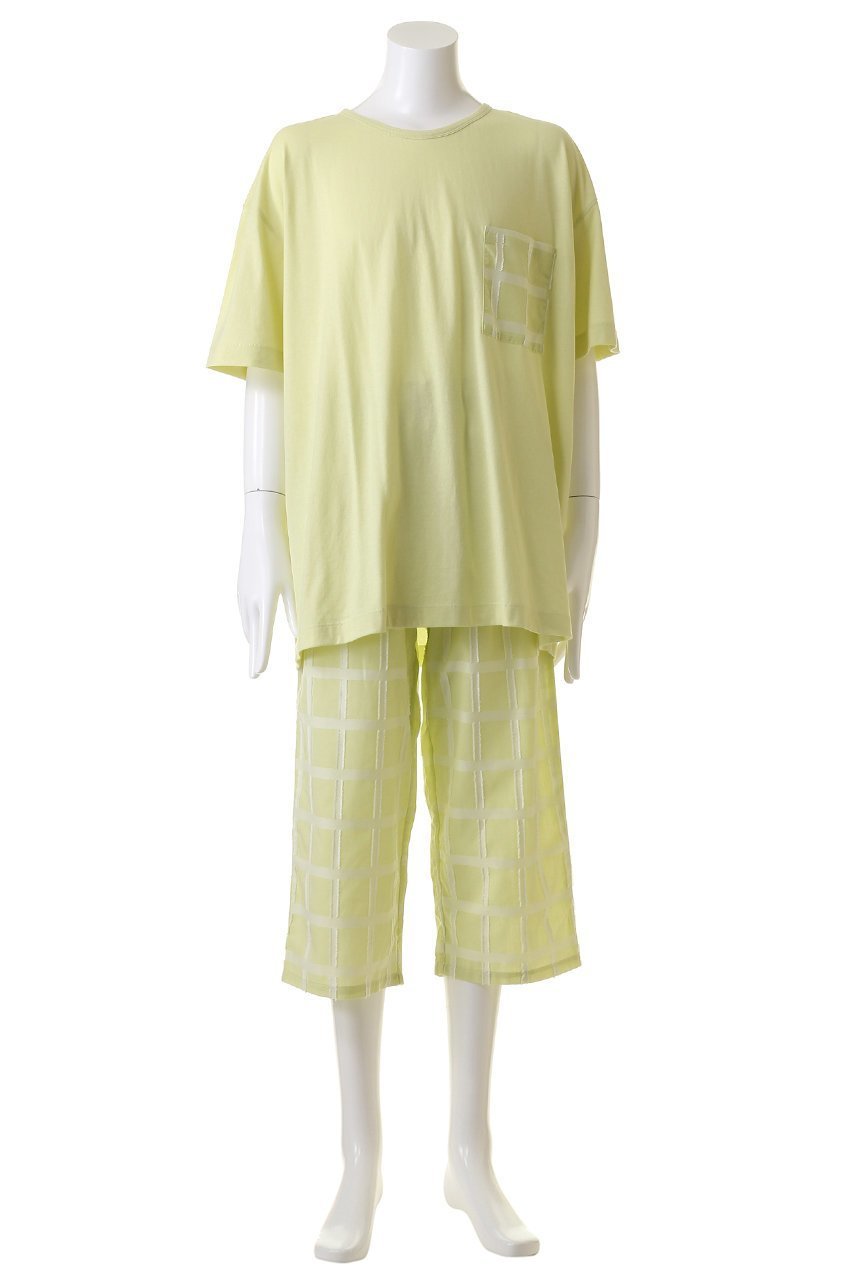 【キッドブルー/KID BLUE / MEN】の【MEN】24カットドビーチェックパジャマ 人気、トレンドファッション・服の通販 founy(ファニー) 　ファッション　Fashion　メンズファッション　Fashion for Men　カットソー　Cut and Sewn Top　チェック　Check, Plaid, Tartan　パジャマ　Pajamas, Sleepwear　フリンジ　Fringe, Tassel　ボトム　Bottoms, Lower Wear　ポケット　Pocket, Pocket Detail　夏　Summer　other-2|ID: prp329100003988753 ipo3291000000032835112