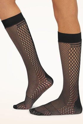【ウォルフォード/Wolford】の31588 NET KNEE-HIGHS グラフィカルシアーソックス 人気、トレンドファッション・服の通販 founy(ファニー) ファッション Fashion レディースファッション Fashion for Women ソックス&靴下 Socks & Hosiery レッグウェア・ストッキング Legwear & Hosiery エレガント 上品 Elegant ソックス Socks, Hosiery チェック Check, Plaid, Tartan フィット Fit, Slim Fit |ID:prp329100003988768