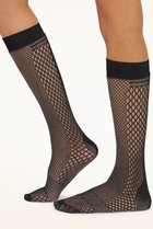【ウォルフォード/Wolford】の31588 NET KNEE-HIGHS グラフィカルシアーソックス 人気、トレンドファッション・服の通販 founy(ファニー) ファッション Fashion レディースファッション Fashion for Women ソックス&靴下 Socks & Hosiery レッグウェア・ストッキング Legwear & Hosiery エレガント 上品 Elegant ソックス Socks, Hosiery チェック Check, Plaid, Tartan フィット Fit, Slim Fit thumbnail ブラック|ID: prp329100003988768 ipo3291000000032845277