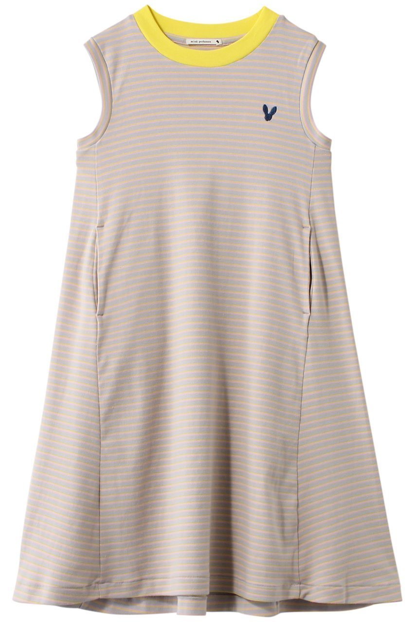 【ミナ ペルホネン/mina perhonen / KIDS】の【KIDS】horisontti ワンピース ネイビー 130/8Y 人気、トレンドファッション・服の通販 founy(ファニー) ファッション Fashion キッズファッション Fashion for Kids ワンピース Dresses なめらか Smooth, Silky Texture ノースリーブ Sleeveless, No-Sleeve フレア Flare, Flared ボーダー Border, Stripe 夏 Summer other-1|ID: prp329100003988788 ipo3291000000036236787