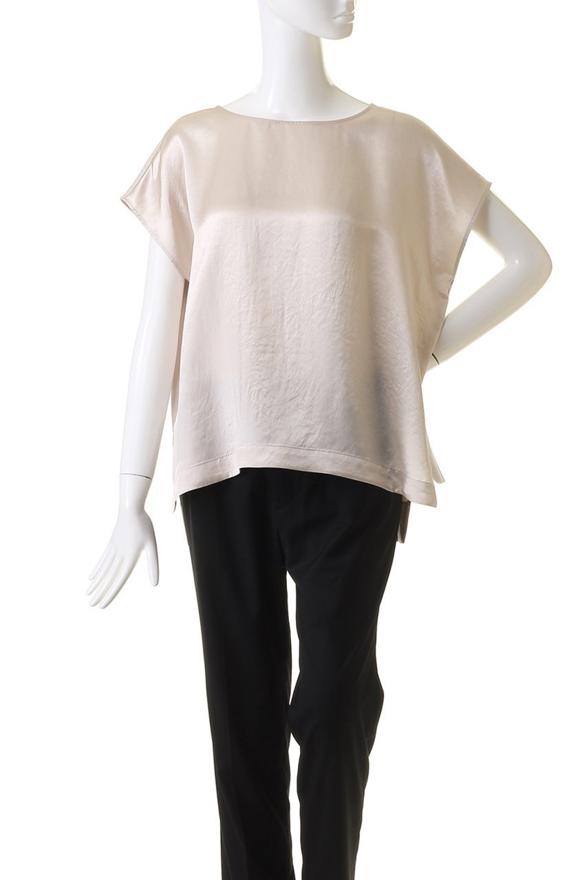 【プレインピープル/PLAIN PEOPLE】のシャインヴィンテージサテンプルオーバー 人気、トレンドファッション・服の通販 founy(ファニー) 　ファッション　Fashion　レディースファッション　Fashion for Women　トップス・カットソー　Cut & Sew Tops　シャツ・ブラウス・オフィスカジュアル　Elegant Blouses & Button-Ups　カジュアルプルオーバー・ニットトップス　Pullovers & Knit Tops / Casual Pullovers　サテン　Satin, Glossy Fabric　ショート　Short, Short Length　スリーブ　Sleeve, Long Sleeve / Short Sleeve　バランス　Balance, Style Balance　ボトム　Bottoms, Lower Wear　エレガント 上品　Elegant　other-2|ID: prp329100003988804 ipo3291000000032909391
