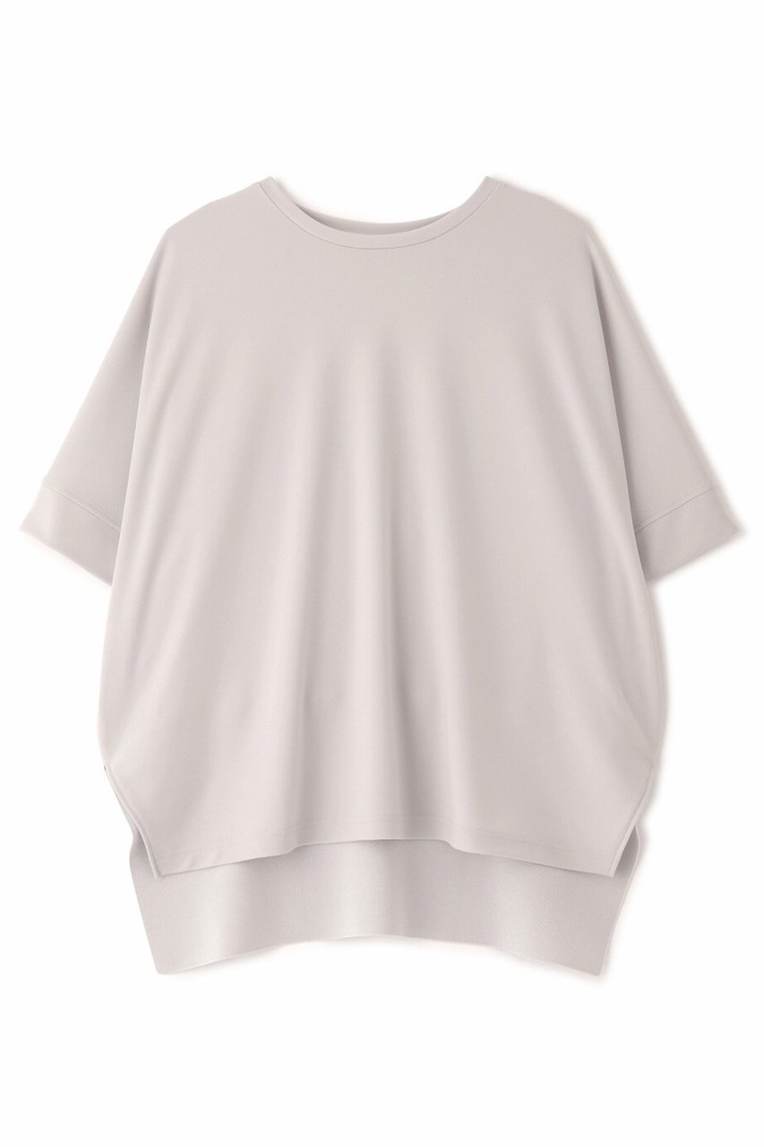 【アドーア/ADORE】のマットポンチカットソー インテリア・キッズ・メンズ・レディースファッション・服の通販 founy(ファニー) 　ファッション　Fashion　レディースファッション　Fashion for Women　トップス・カットソー　Cut & Sew Tops　シャツ・ブラウス・オフィスカジュアル　Elegant Blouses & Button-Ups　ロングTシャツ・Tシャツ　Longline T-Shirts & Tees　カットソー・ベーシックTシャツ　Cut-and-Sewn Tops / Stretch Tees & Basics　おすすめ　Recommended / Our Picks　カットソー　Cut and Sewn Top　サークル　Circle, Round Design　ショート　Short, Short Length　スリーブ　Sleeve, Long Sleeve / Short Sleeve　フォルム　Silhouette, Form　リブニット　Rib Knit, Ribbed Knit　エレガント 上品　Elegant　グレー|ID: prp329100003988808 ipo3291000000032872861