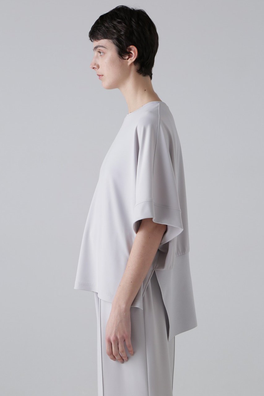 【アドーア/ADORE】のマットポンチカットソー 人気、トレンドファッション・服の通販 founy(ファニー) 　ファッション　Fashion　レディースファッション　Fashion for Women　トップス・カットソー　Cut & Sew Tops　シャツ・ブラウス・オフィスカジュアル　Elegant Blouses & Button-Ups　ロングTシャツ・Tシャツ　Longline T-Shirts & Tees　カットソー・ベーシックTシャツ　Cut-and-Sewn Tops / Stretch Tees & Basics　おすすめ　Recommended / Our Picks　カットソー　Cut and Sewn Top　サークル　Circle, Round Design　ショート　Short, Short Length　スリーブ　Sleeve, Long Sleeve / Short Sleeve　フォルム　Silhouette, Form　リブニット　Rib Knit, Ribbed Knit　エレガント 上品　Elegant　other-3|ID: prp329100003988808 ipo3291000000036216955