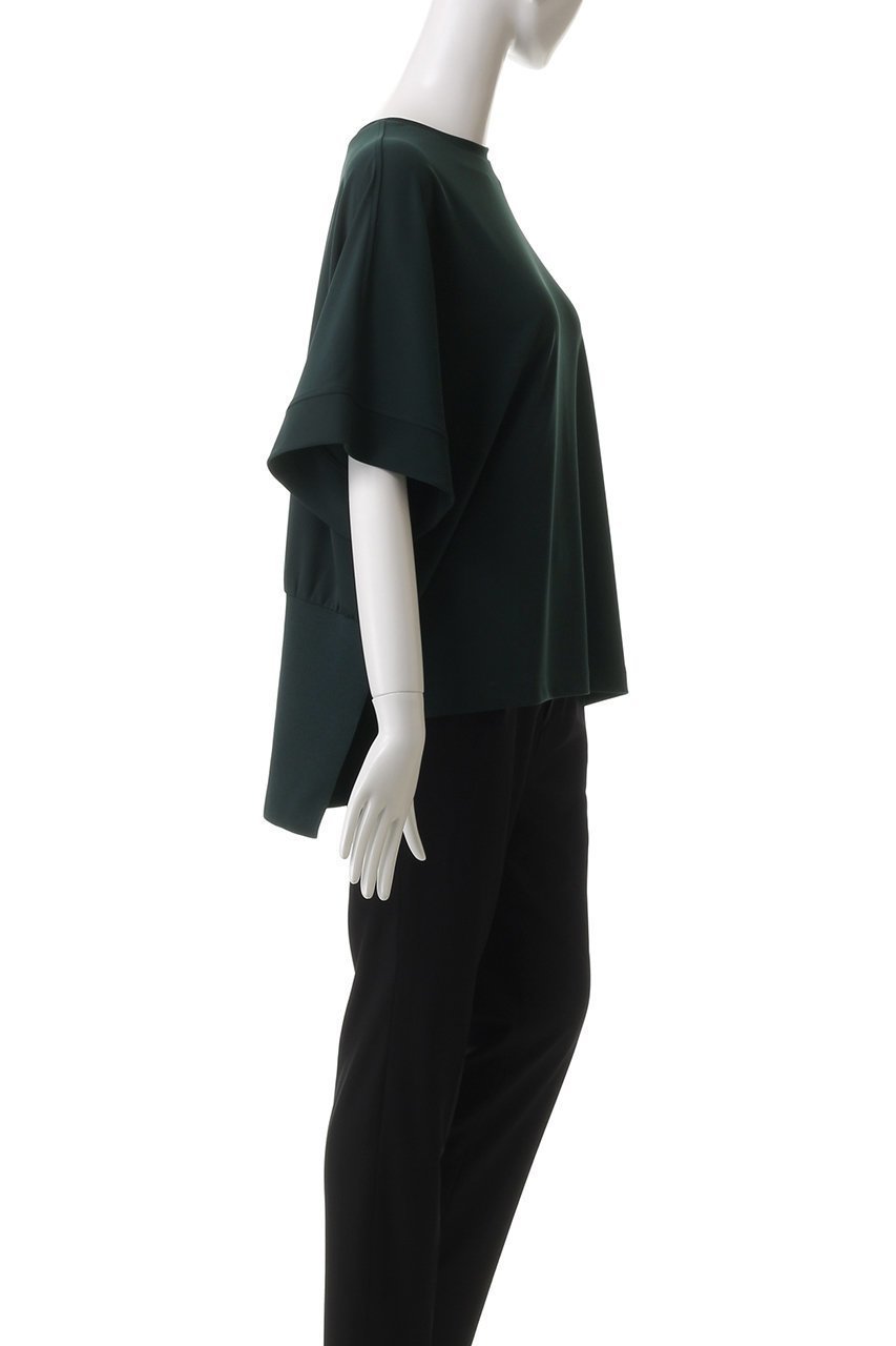 【アドーア/ADORE】のマットポンチカットソー 大人の最旬トレンドファッション＆コーディネート founy(ファウニー) 　ファッション　Fashion　レディースファッション　Fashion for Women　トップス・カットソー　Cut & Sew Tops　シャツ・ブラウス・オフィスカジュアル　Elegant Blouses & Button-Ups　ロングTシャツ・Tシャツ　Longline T-Shirts & Tees　カットソー・ベーシックTシャツ　Cut-and-Sewn Tops / Stretch Tees & Basics　おすすめ　Recommended / Our Picks　カットソー　Cut and Sewn Top　サークル　Circle, Round Design　ショート　Short, Short Length　スリーブ　Sleeve, Long Sleeve / Short Sleeve　フォルム　Silhouette, Form　リブニット　Rib Knit, Ribbed Knit　エレガント 上品　Elegant　other-3|ID: prp329100003988808 ipo3291000000036978802