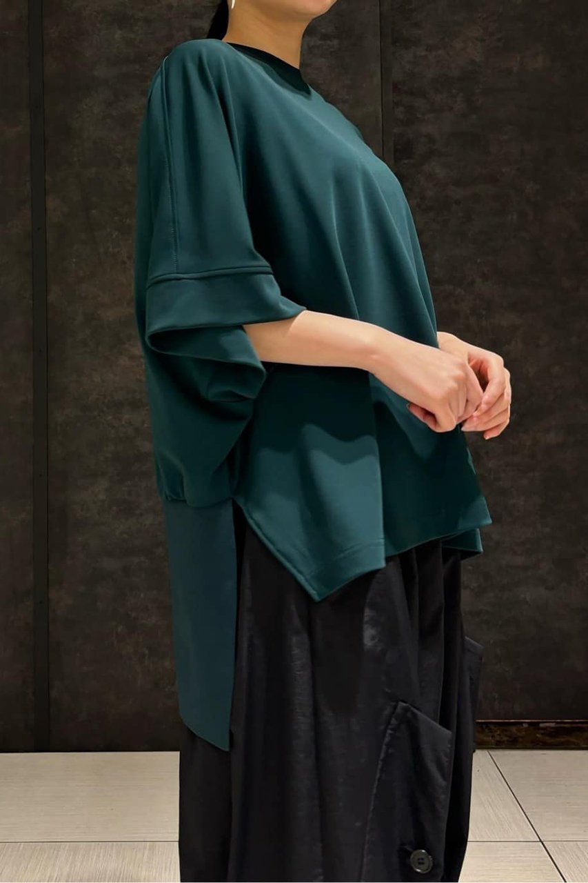 【アドーア/ADORE】のマットポンチカットソー 大人の最旬トレンドファッション＆コーディネート founy(ファウニー) 　ファッション　Fashion　レディースファッション　Fashion for Women　トップス・カットソー　Cut & Sew Tops　シャツ・ブラウス・オフィスカジュアル　Elegant Blouses & Button-Ups　ロングTシャツ・Tシャツ　Longline T-Shirts & Tees　カットソー・ベーシックTシャツ　Cut-and-Sewn Tops / Stretch Tees & Basics　おすすめ　Recommended / Our Picks　カットソー　Cut and Sewn Top　サークル　Circle, Round Design　ショート　Short, Short Length　スリーブ　Sleeve, Long Sleeve / Short Sleeve　フォルム　Silhouette, Form　リブニット　Rib Knit, Ribbed Knit　エレガント 上品　Elegant　other-6|ID: prp329100003988808 ipo3291000000036978809