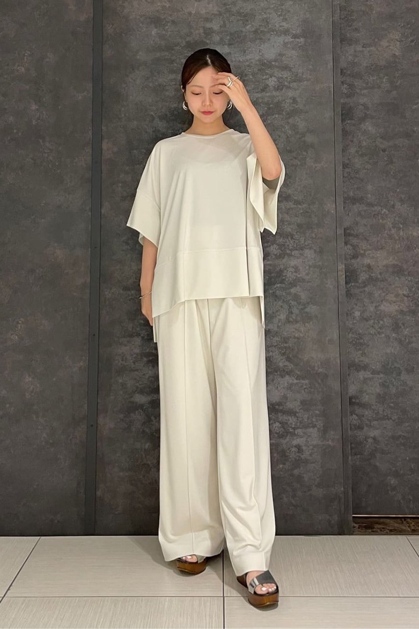 【アドーア/ADORE】のマットポンチパンツ 人気、トレンドファッション・服の通販 founy(ファニー)  ファッション Fashion レディースファッション Fashion for Women パンツ Pants & Trousers おすすめ Recommended / Our Picks カットソー Cut and Sewn Top センター Center, Center Line パウダー Powder, Soft Tone リラックス Relax, Relaxed Fit other-7|ID: prp329100003988810 ipo3291000000034336891