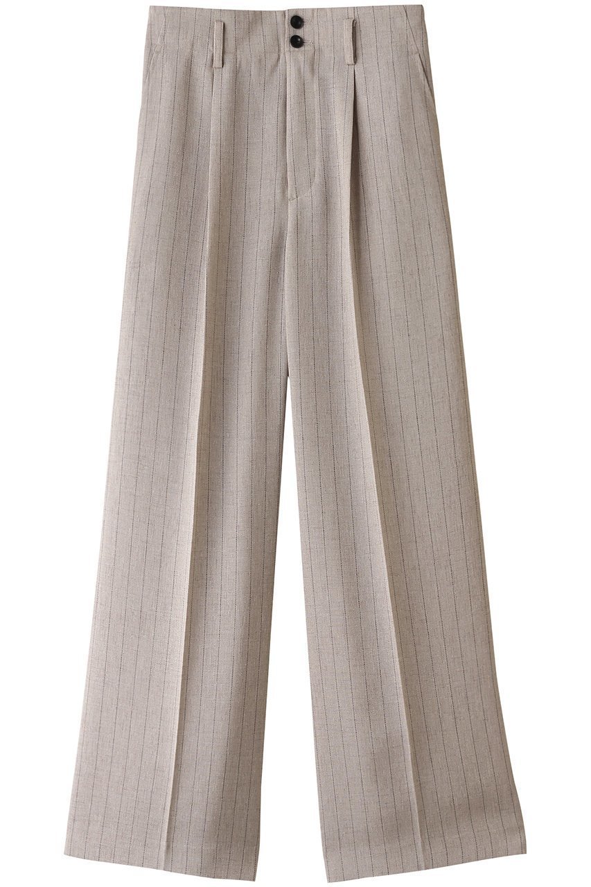 【エリオポール/heliopole】のストライプパンツ インテリア・キッズ・メンズ・レディースファッション・服の通販 founy(ファニー) 　ファッション　Fashion　レディースファッション　WOMEN　パンツ　Pants　おすすめ　Recommend　ストライプ　Stripe　セットアップ　Set Up　ランダム　Random　ワイド　Wide　NEW・新作・新着・新入荷　New Arrivals　ベージュ|ID: prp329100003988825 ipo3291000000026342003