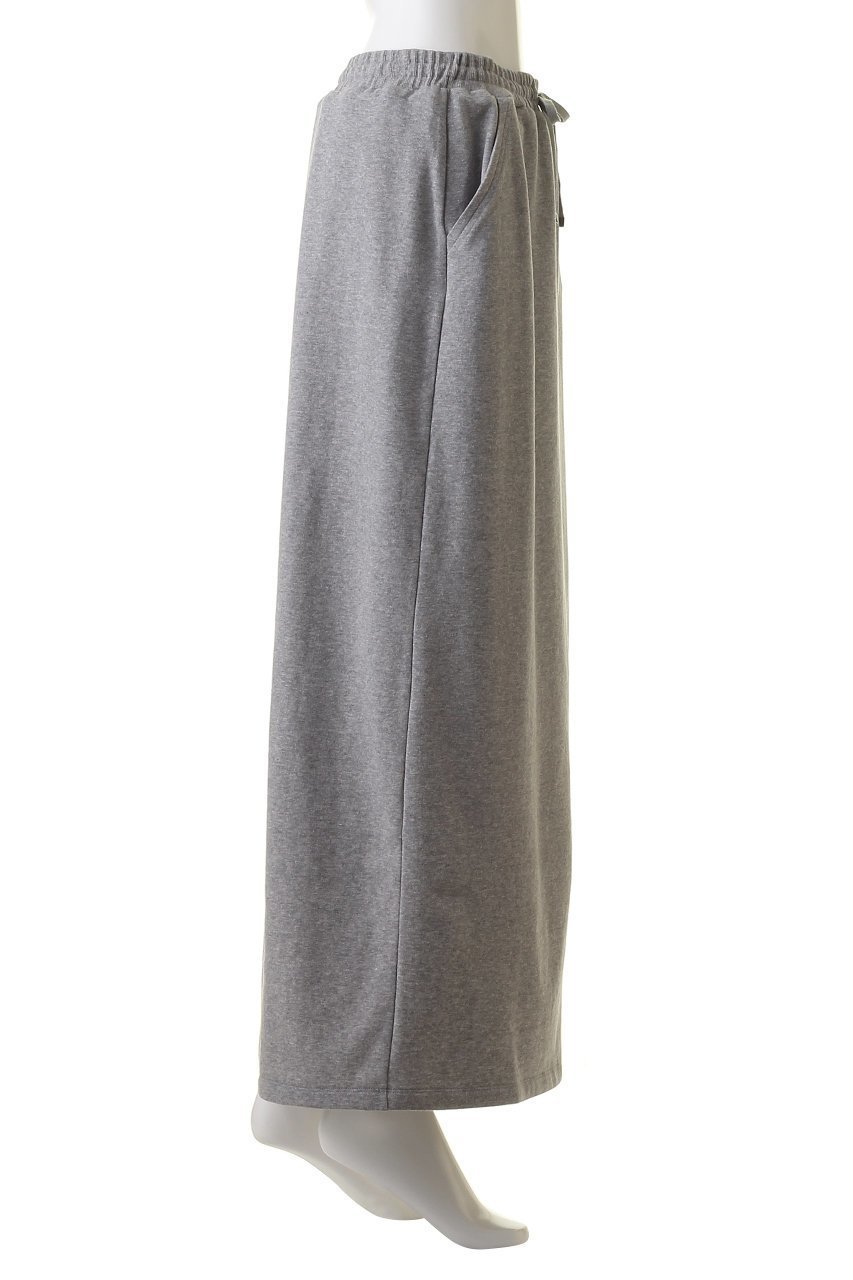 【エリオポール/heliopole】のIラインスウェットスカート 人気、トレンドファッション・服の通販 founy(ファニー) 　ファッション　Fashion　レディースファッション　Fashion for Women　スカート　Skirts　ロングスカート　Long Skirts / Maxi & Midi Skirts　おすすめ　Recommended / Our Picks　ストレッチ　Stretch, Stretchy Fabric　スリット　Slit, Slit Detail　ドローコード　Drawcord, Drawstring Cord　リラックス　Relax, Relaxed Fit　ループ　Loop, Loop Knit　ロング　Long, Long-Length　人気　Popular, Best Seller　other-3|ID: prp329100003988827 ipo3291000000035509512
