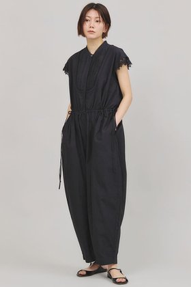 【カレンソロジー/Curensology】のコットンレースオールインワン 人気、トレンドファッション・服の通販 founy(ファニー) ファッション Fashion レディースファッション Fashion for Women パンツ Pants & Trousers アクセサリー Fashion Accessories インド Indian Textile ケミカル Chemical, Chemical Wash スタンド Stand Collar, Upright Stand ブラウジング Blouson Silhouette, Cinched Waist ヨーク Yoke, Yoke Design リラックス Relax, Relaxed Fit レース Lace, Lace Fabric 夏 Summer |ID:prp329100003988828